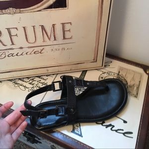 Alex Marie black strappy sandals sz 5.5